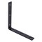 Hampton Hampton 1.50 in. H X 10.25 in. W X 1/4 in. D Black Steel Inside/Outside Corner Brace 02-3405-025 - alternate 2
